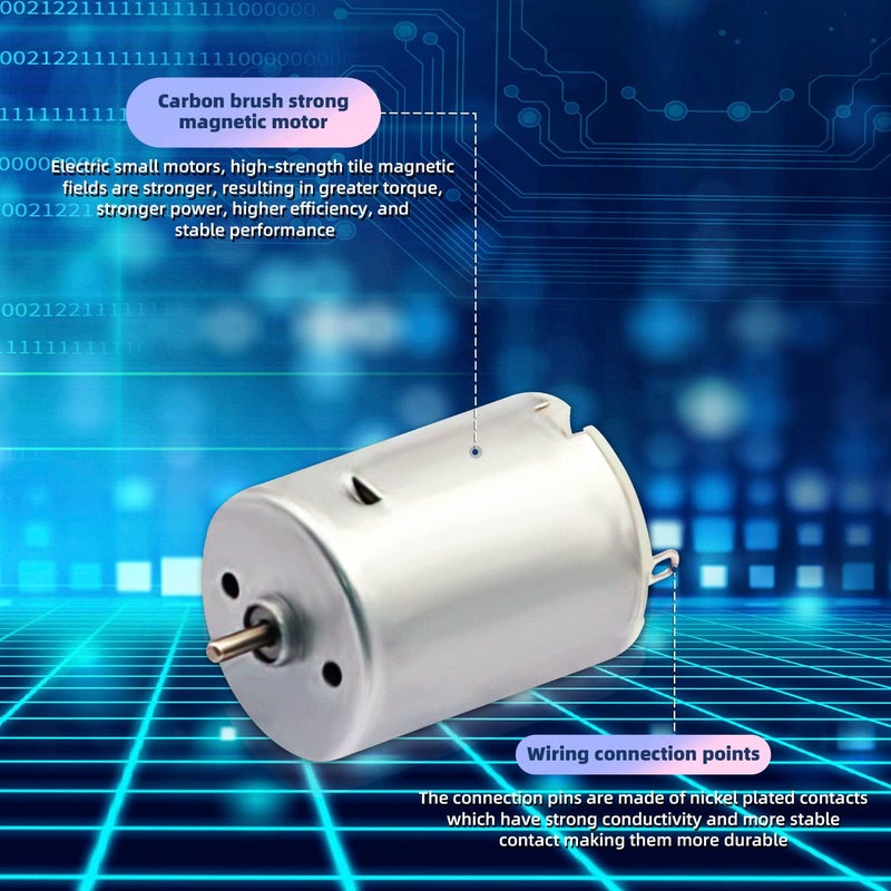 DaFuRui 8Pack DC Motor 3V-12V 280 Micro Motor Round Shaft Electric Motor for DIY Airplane RC Boat Toys Model DIY Hobby - Image 5